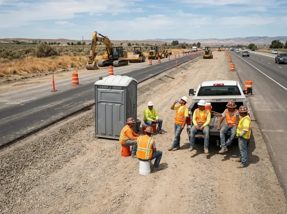 highway-road-construction-crew-007 — frequently asked questions, Porta Potty and Restroom Rentals in Greeneville, TN